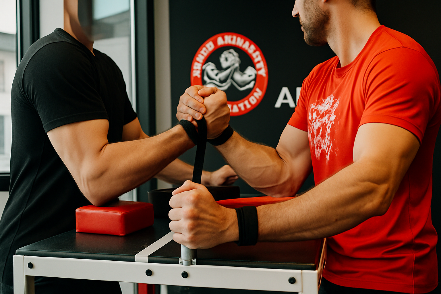 Armwrestling demonstration